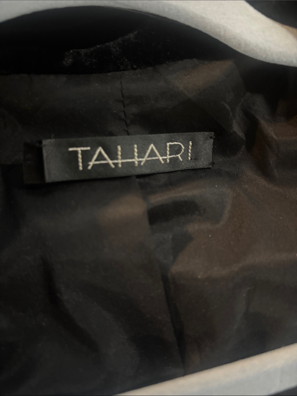 Tahari Black Women's Coat - Classic Black Lining
